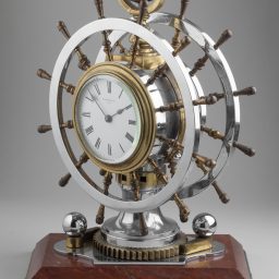 Elkington-Breveté, Paris,Nautical-Themed Timepiece, no.76F. Circa 1895 - Image 9